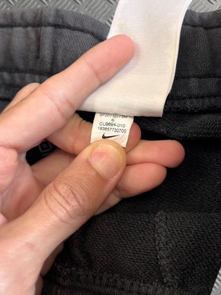 Nike Sport Shorts Stripes Panelled Logo Black