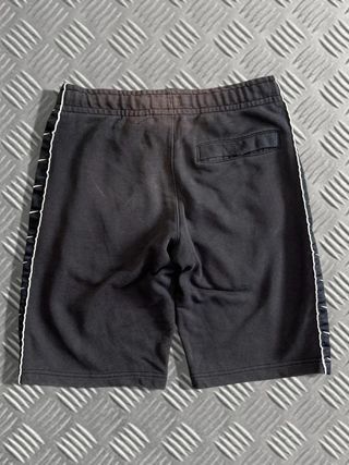 Nike Sport Shorts Stripes Panelled Logo Black