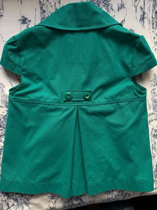 Chaqueta Blanco Talla 38 Verde