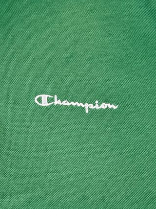 Champion Polo Vintage Green Embroidery Logo