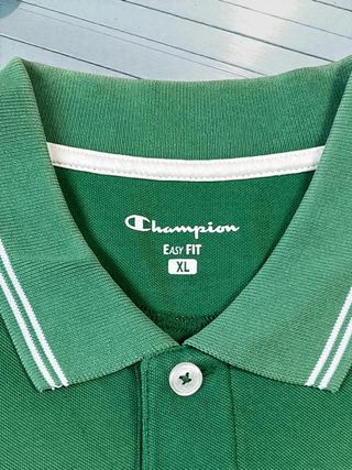 Champion Polo Vintage Green Embroidery Logo