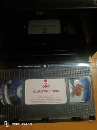 Película VHS Claustrofobia James Farentino