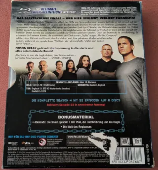 Prison Break Bluray serie original completa