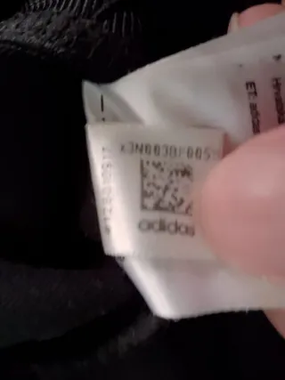 Chaqueta Chándal Adidas Negra