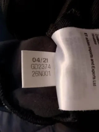 Chaqueta Chándal Adidas Negra