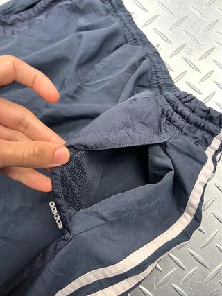 Adidas Track Pants Baggy Dark Blue Y2K...