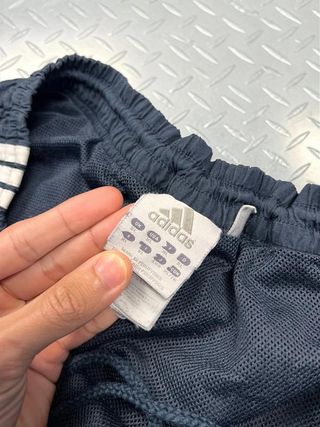 Adidas Track Pants Baggy Dark Blue Y2K...