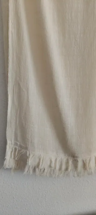 Falda larga de Lino beige Parfois talla M