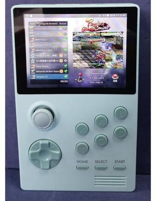 CONSOLA DE MANO PANDORA GAMES MINI AZUL CELESTE