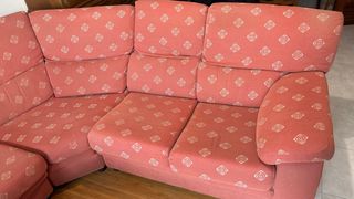 Sofá Rinconera Roja