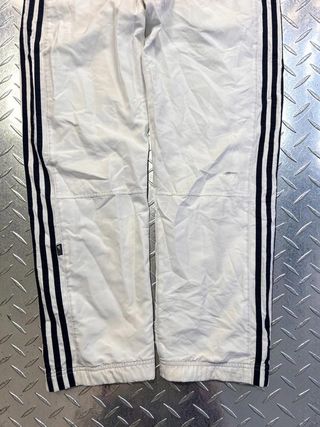 Adidas Track Pants Sport Vintage White Stripes...