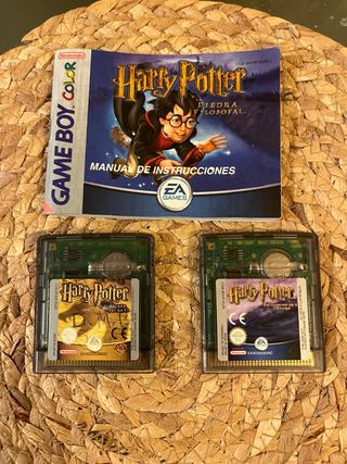 Pack Harry Potter GBC Manual y Cartuchos