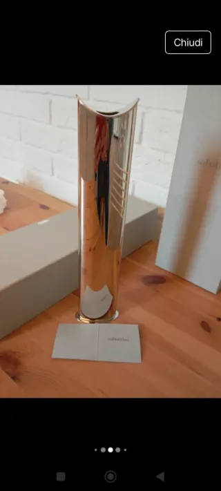 Vaso Lino Sabattini Giselle Design Anni 70 Nuovo