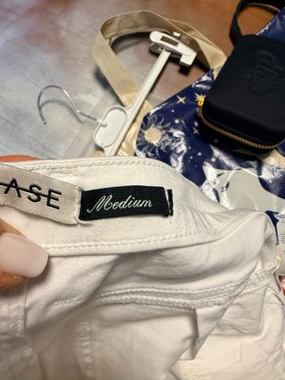 Pantaloni PLEASE bianchi taglia M