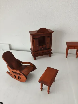 Muebles Casa Muñecas  dormitorio completo.