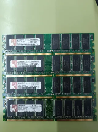 Lote Memoria RAM Kingston KVR