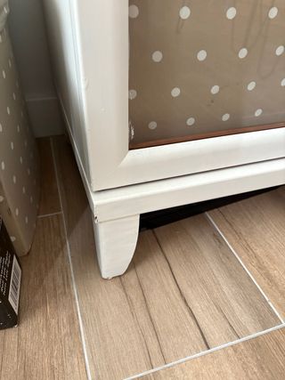 Armario vitrina cristal y madera