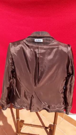 Chaqueta de cuadros mujer