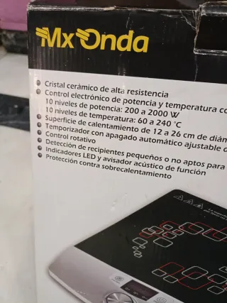 Vitrocerámica portátil