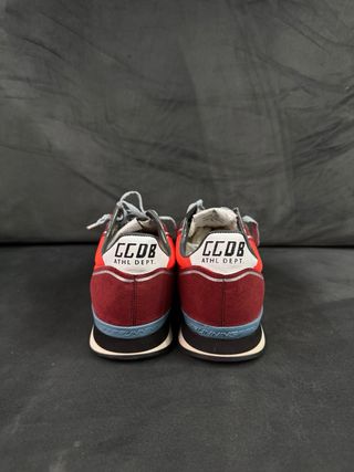 Scarpe Golden Goose Rosse e Argento