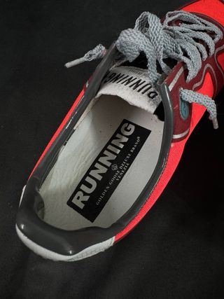 Scarpe Golden Goose Rosse e Argento