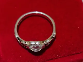 Anello argento sterling placcato rodio