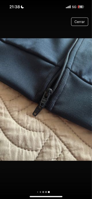 Sudadera Adidas Azul Cremallera