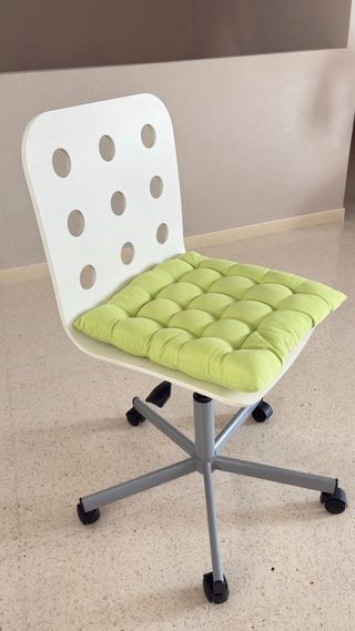 Silla Yules Ikea Madera Blanca.