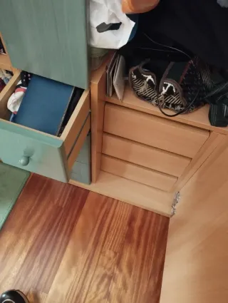 Armario de madera marrón 200x235x55