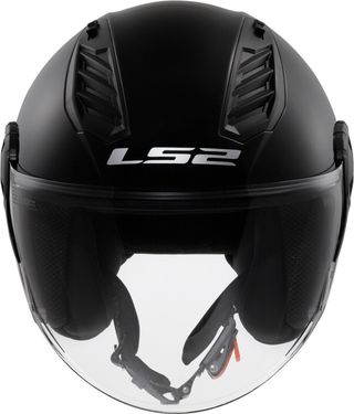 Casco Jet LS2 Air Flow 2 Negro Brillante