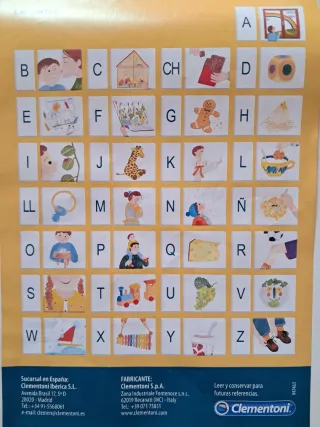 Mi Abecedario Clementoni Jugando Aprendo