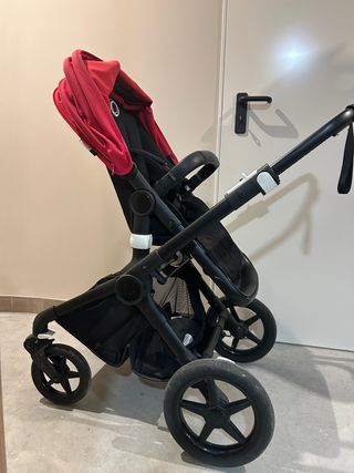 Carro Bugaboo Fox2 Negro/Rojo