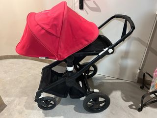 Carro Bugaboo Fox2 Negro/Rojo
