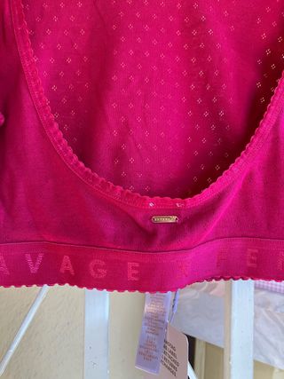 Top Savage X Fenty Rojo XS