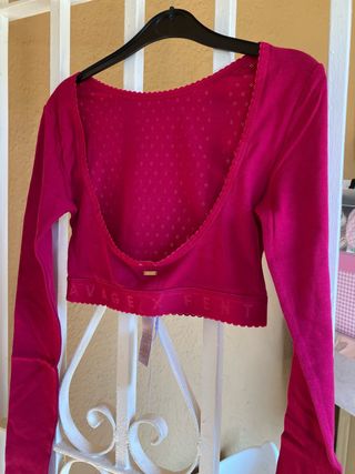 Top Savage X Fenty Rojo XS