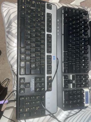 Monitor LG Flatron y 2 Teclados