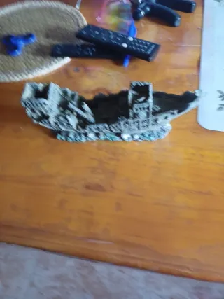 Barco decorativo para acuario