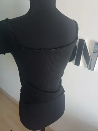 Camiseta manga corta negra