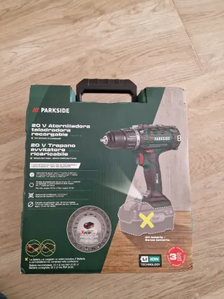 Atornillador Taladrador Parkside 20V PABS 20-LI