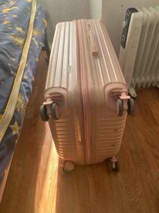 Maleta MAMHUTT Rosa - Irrompible + Cierre TSA