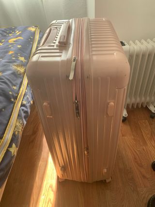 Maleta MAMHUTT Rosa - Irrompible + Cierre TSA