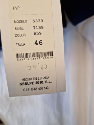 Chaqueta Esloto azul con ribete