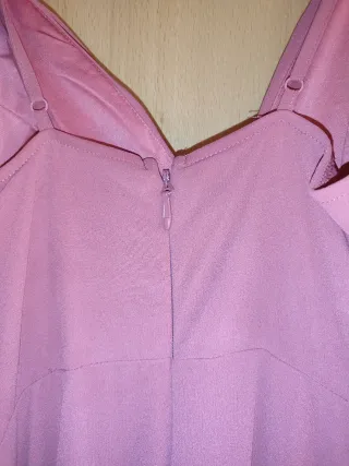 Vestido largo rosa invitada talla M