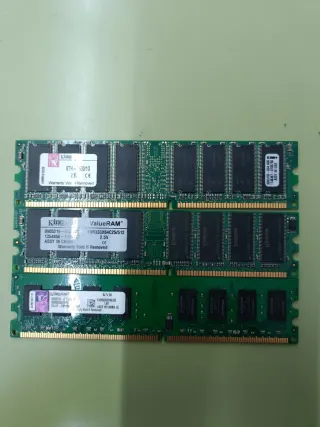 3 Memorias RAM Kingston
