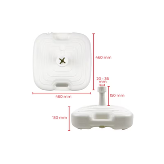 Base para sombrilla de jardín/terraza