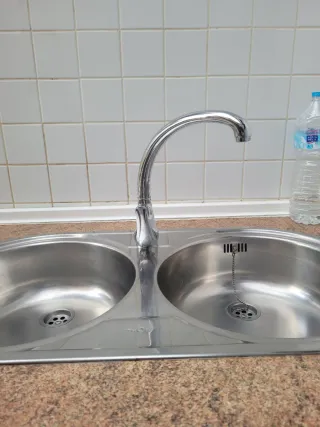 Fregadero doble acero inoxidable