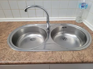 Fregadero doble acero inoxidable