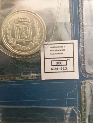 Monedas Plata Diputación de Alicante 1994