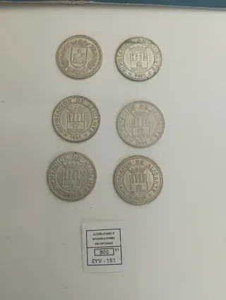 Monedas Plata Diputación de Alicante 1994