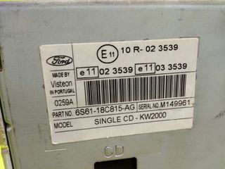 SISTEMA AUDIO / RADIO CD FORD FOCUS BERLINA (CAP) (9)